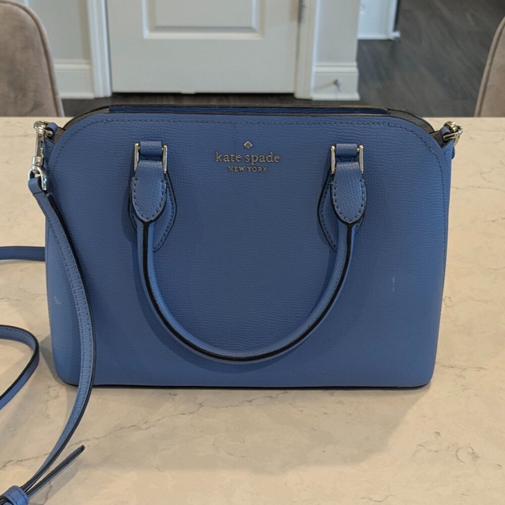 Kate Spade Small Darcy Satchel Blue